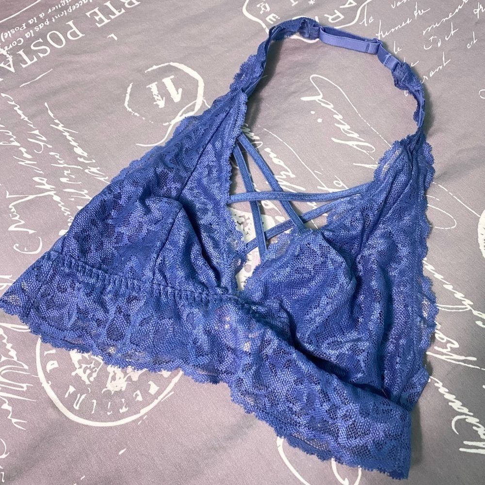 Lace bralette halter top Victoria Secret PINK